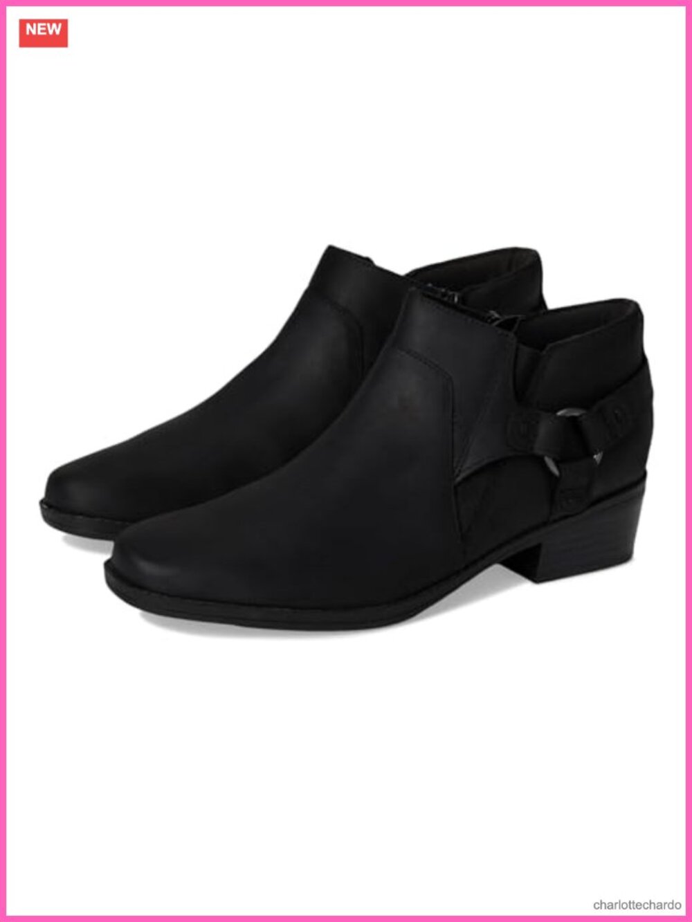 Women's Ankle Boots Buckle Leather Comfortable Boots